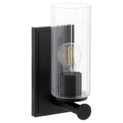 Mercier 1 Light Wall Sconce in Matte Black
