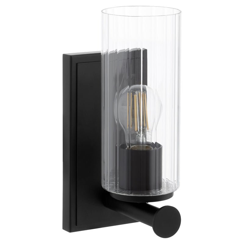 Mercier 1 Light Wall Sconce in Matte Black