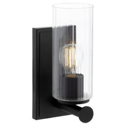 Mercier 1 Light Wall Sconce in Matte Black