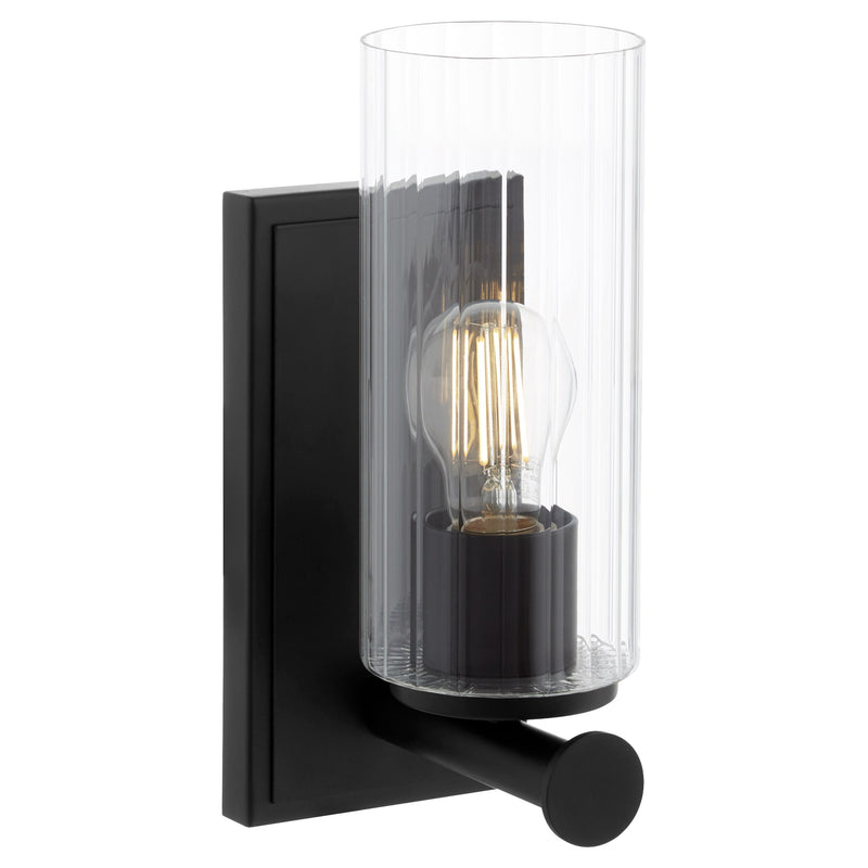 Mercier 1 Light Wall Sconce in Matte Black