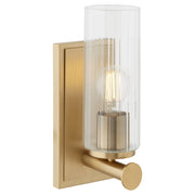 Mercier 1 Light Wall Sconce in Aged Brass