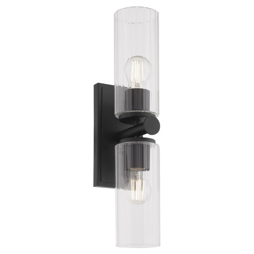 Mercier 2 Light Wall Sconce in Matte Black