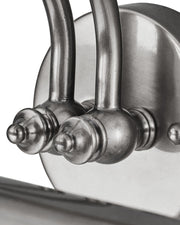 Parsifal Large Picture Light in Antique Nickel