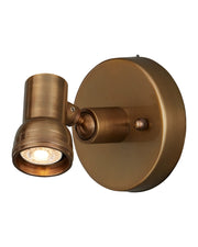 Patterson Picture Light in Antique Brass