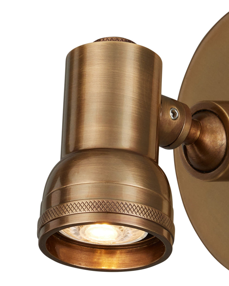 Patterson Picture Light in Antique Brass