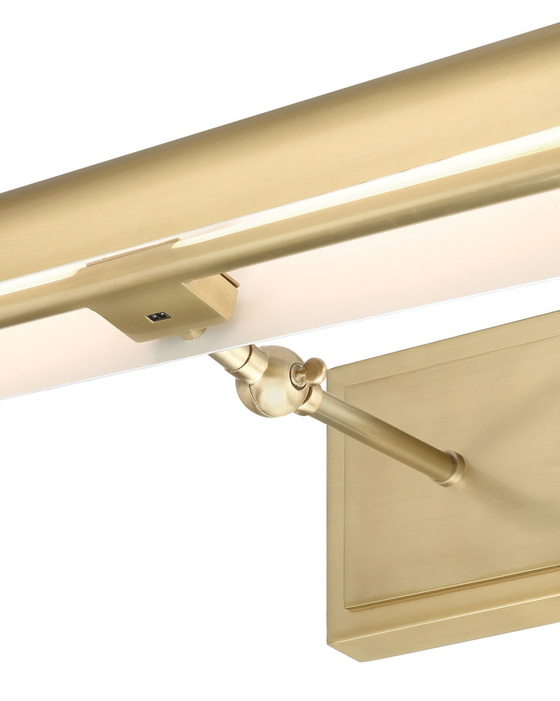 Pendleton Medium Picture Light in Brushed Brass