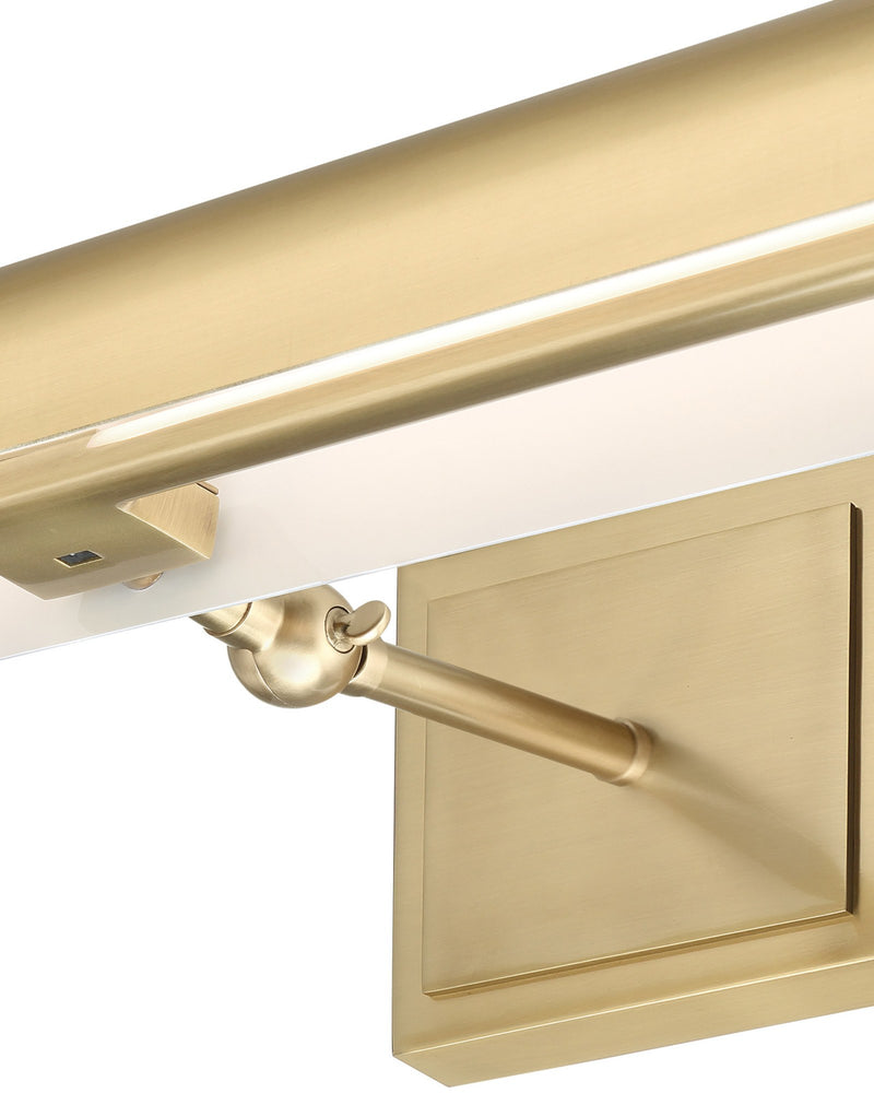 Pendleton Large Picture Light in Brushed Brass