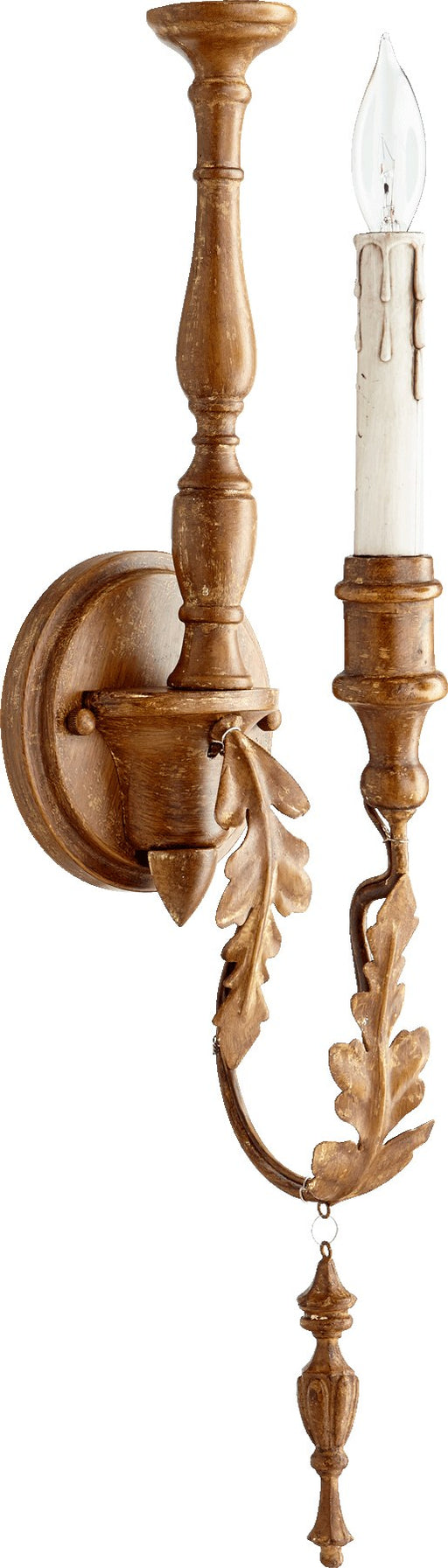 Salento 1 Light Wall Sconce in French Umber