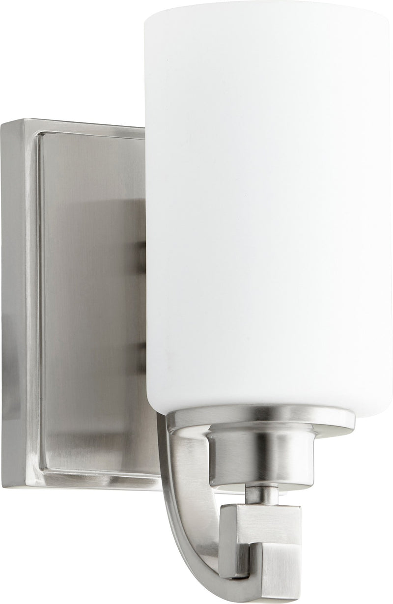 Lancaster 1 Light Wall Sconce in Satin Nickel