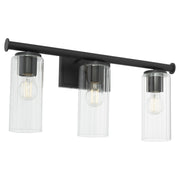 Mercier 3 Light Vanity in Matte Black