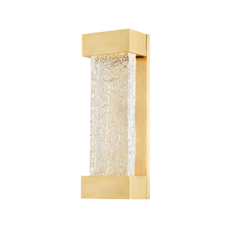 Wharton 15" Wall Sconce in Aged Brass