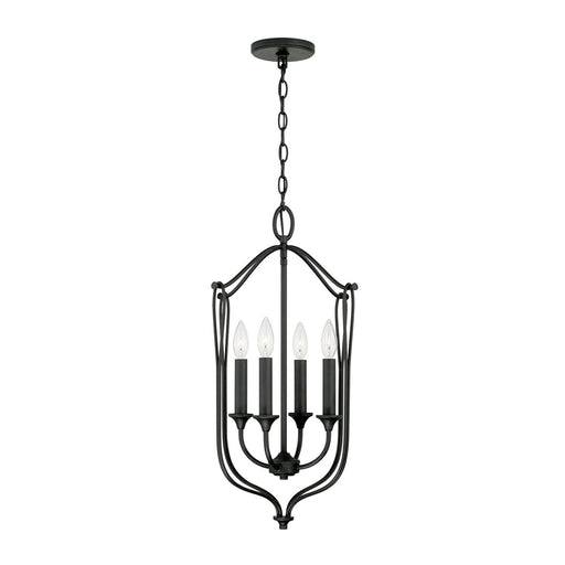 Bentley 4-Light Chandelier in Black Iron