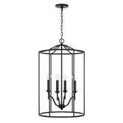 Peyton 4-Light Chandelier in Matte Black