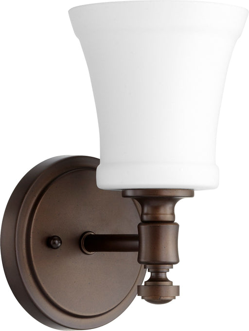 Rossington 9" Tall 1 Light Wall Sconce in Oiled Bronze