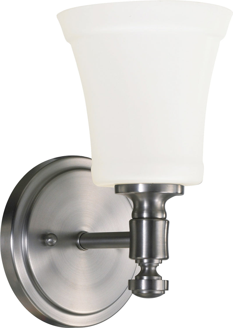 Rossington 9" Tall 1 Light Wall Sconce in Satin Nickel