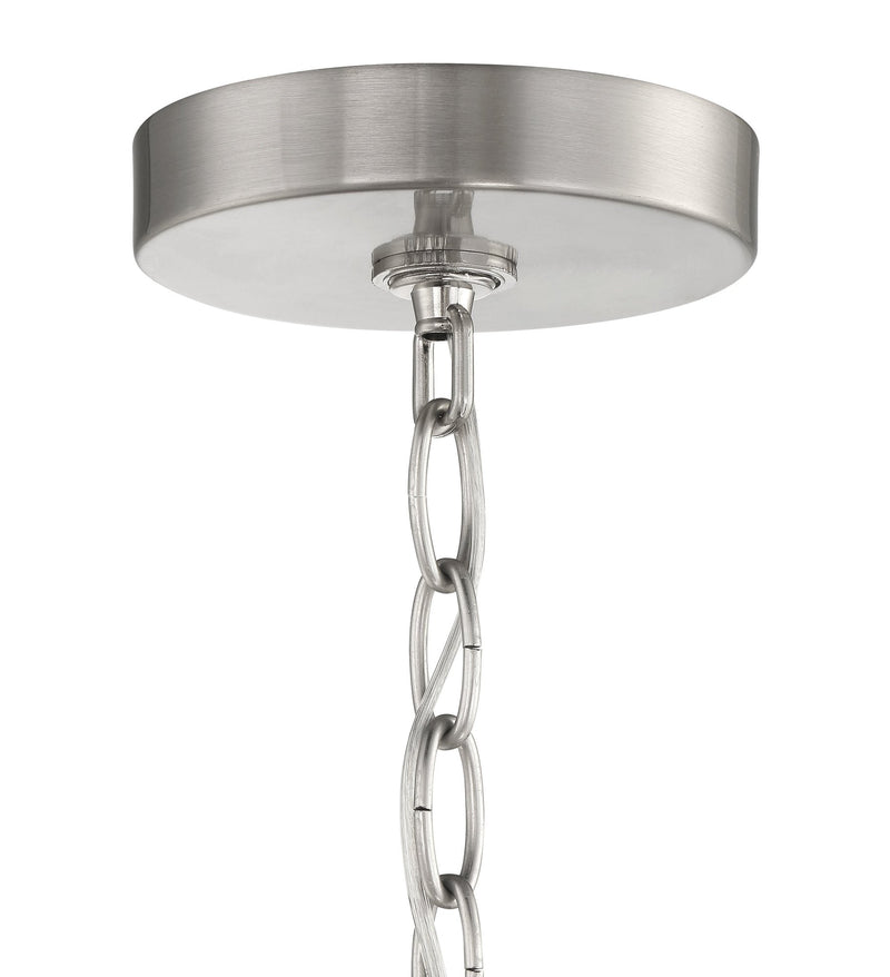 Collins 4 Light 23.75" Chandelier in Brushed Polished Nickel