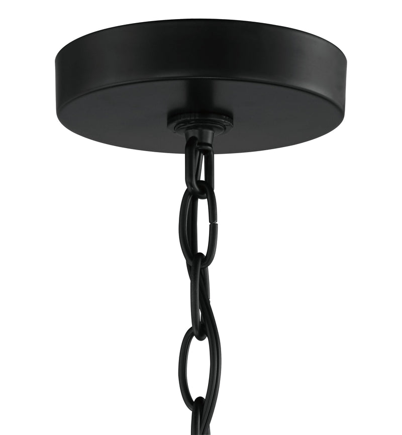 Collins 4 Light 23.75" Chandelier in Flat Black