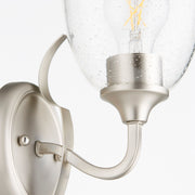 Jardin 1 Light Wall Sconce in Satin Nickel