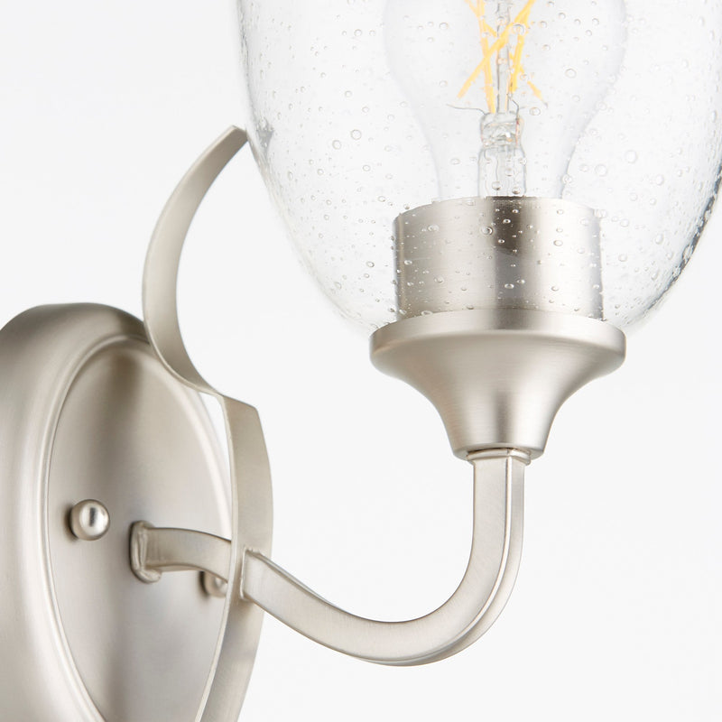 Jardin 1 Light Wall Sconce in Satin Nickel