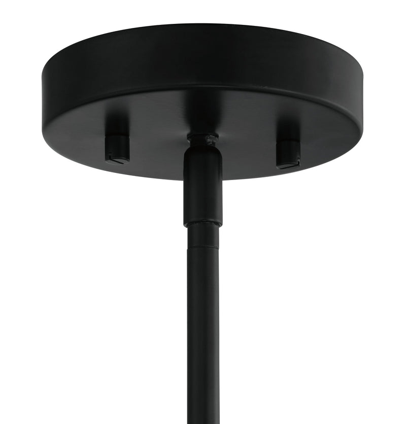 Collins 1 Light 5.13" Mini Pendant in Flat Black