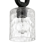 Collins 1 Light 5.13" Mini Pendant in Flat Black
