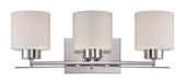 Parallel 3 Light Vanity in Polished Nickel
