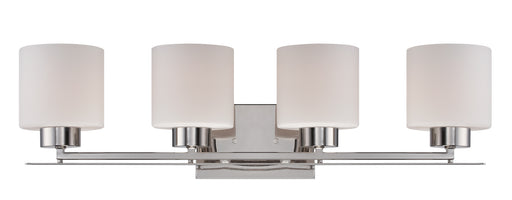 Parallel 4 Light Vanity in Polished Nickel