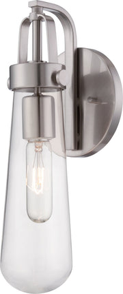 Beaker Wall Sconce in Brushed Nickel