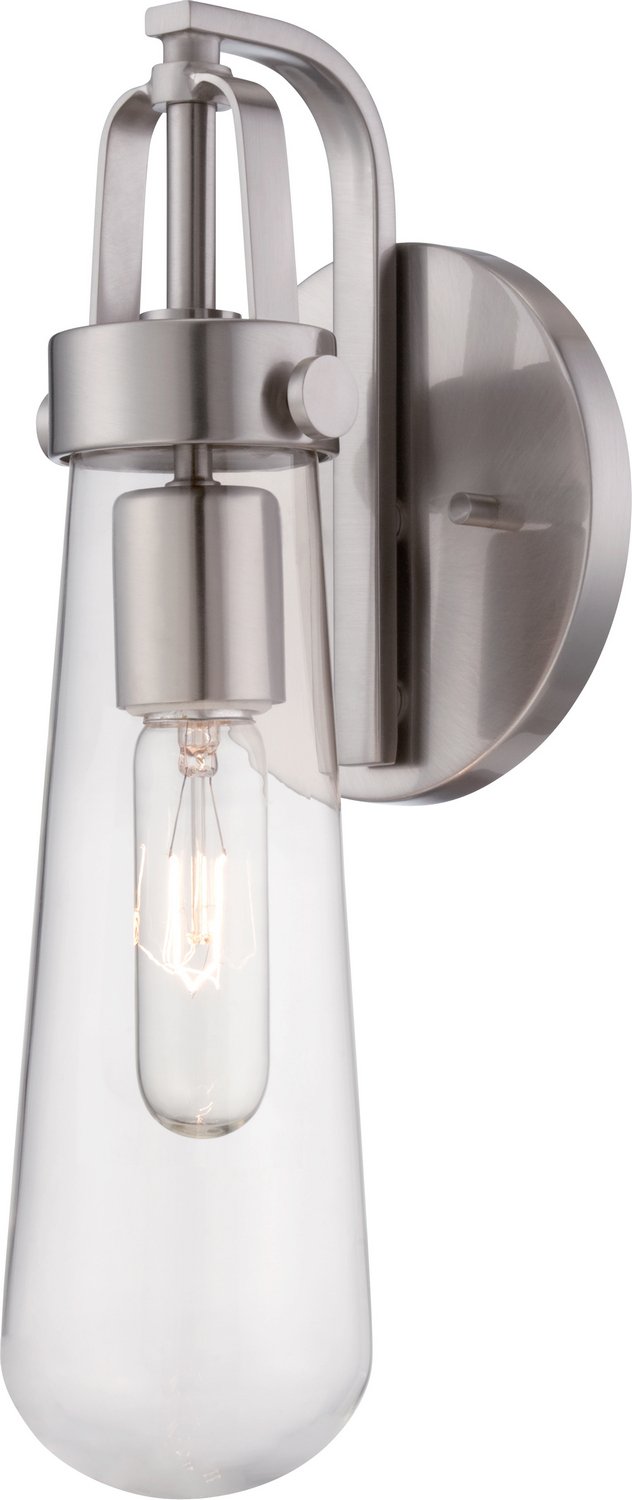 Beaker Wall Sconce in Brushed Nickel