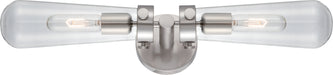 Beaker 2-Light Wall Sconce in Brushed Nickel