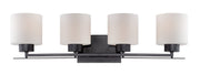 Parallel 4-Light Bath Vanity Light in Aged Bronze
