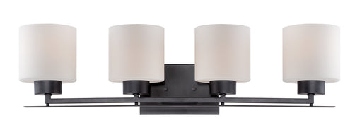 Parallel 4 Light Vanity in Aged Bronze