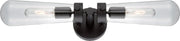 Beaker 2-Light Bath Vanity Light in Aged Bronze
