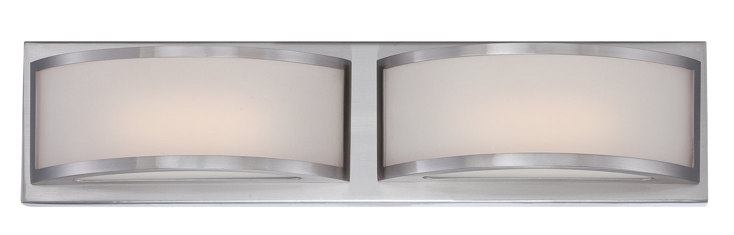 Mercer (2) LED Vanity in Brushed Nickel