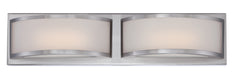 Mercer (2) LED Vanity in Brushed Nickel