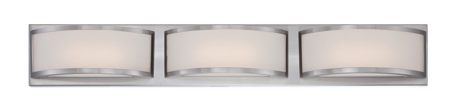 Mercer (3) LED Vanity in Brushed Nickel