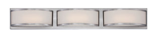 Mercer (3) LED Vanity in Brushed Nickel