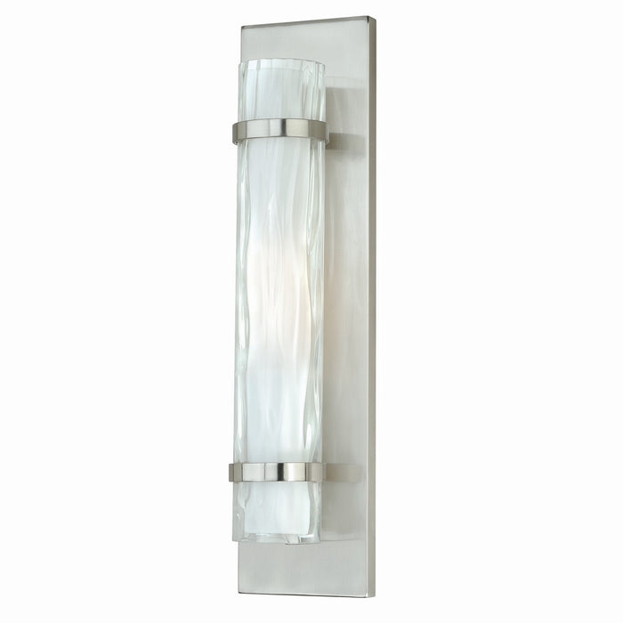 Vilo 1-Light Wall Sconce in Satin Nickel