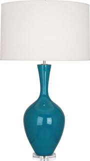 Audrey Table Lamp with Fondine Fabric Shade - Lamps Expo