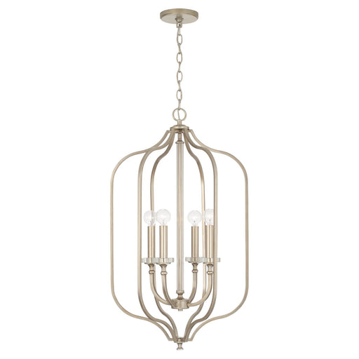 Breigh 4-Light Chandelier in Brushed Champagne