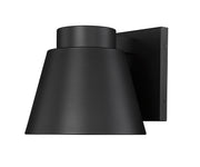 Asher 1 Light 12" Outdoor Wall Light in Black