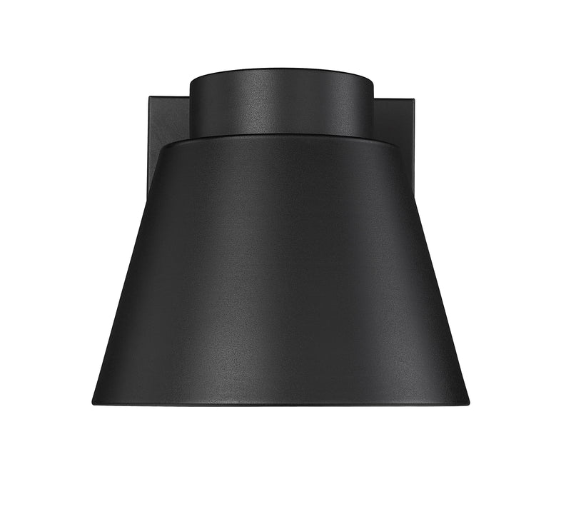 Asher 1 Light 12" Outdoor Wall Light in Black