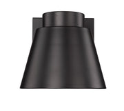 Asher 1 Light 12" Outdoor Wall Light in Outdoor Rubbed Bronze