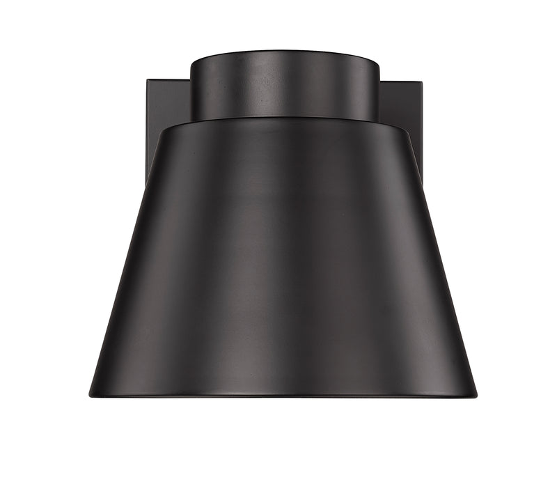 Asher 1 Light 12" Outdoor Wall Light in Outdoor Rubbed Bronze