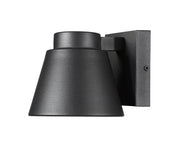 Asher 1 Light 5.5" Outdoor Wall Light in Black