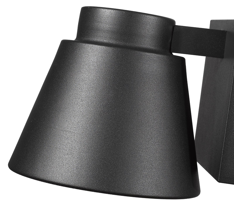 Asher 1 Light 5.5" Outdoor Wall Light in Black