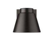 Asher 1 Light 5.5" Outdoor Wall Light in Outdoor Rubbed Bronze