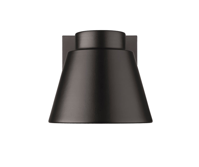 Asher 1 Light 5.5" Outdoor Wall Light in Outdoor Rubbed Bronze