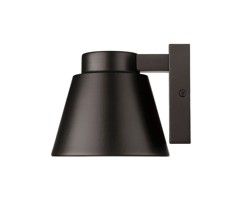 Asher 1 Light 5.5" Outdoor Wall Light in Outdoor Rubbed Bronze