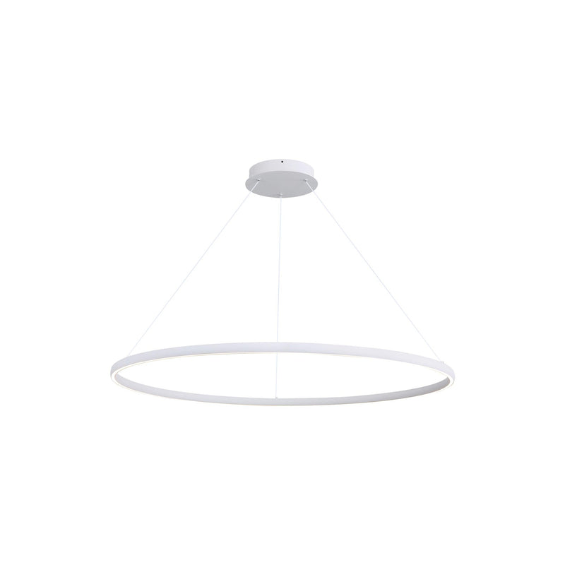Veritas 47" Pendant in Sand White